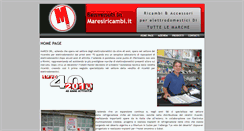 Desktop Screenshot of maresiricambi.it